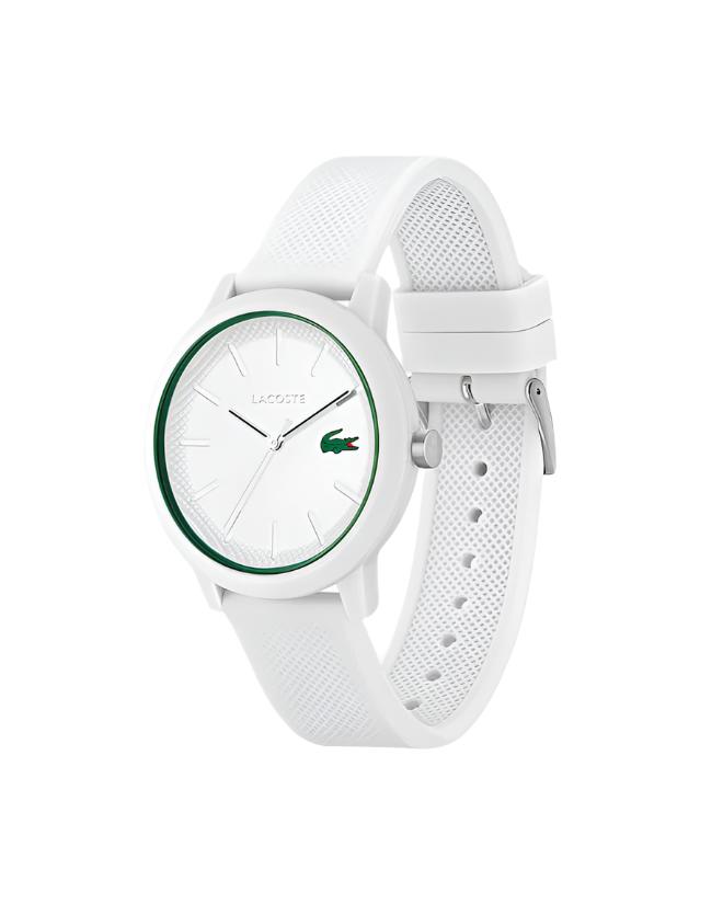 Montre Lacoste pour homme Lacoste.12.12 bracelet en silicone blanc 2011169