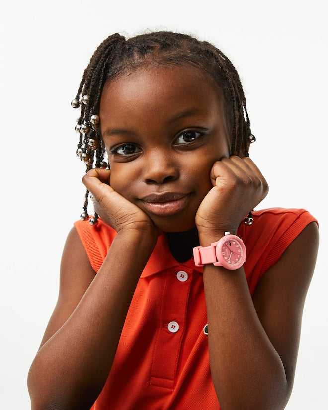 Montre Lacoste Kids’ Lacoste.12.12 avec bracelet en silicone rose 2030040