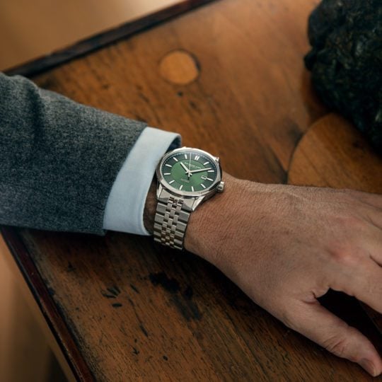Raymond Weil Freelancer 男士自动计时码表 绿色表盘 不锈钢表链 2731-ST-52001