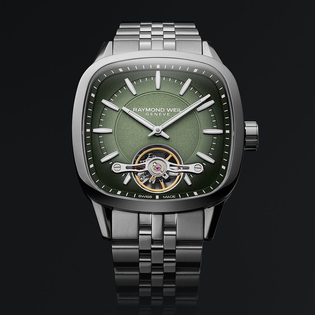 Raymond Weil Freelancer Calibre RW1212 男士自动绿钢 2790-ST-52051