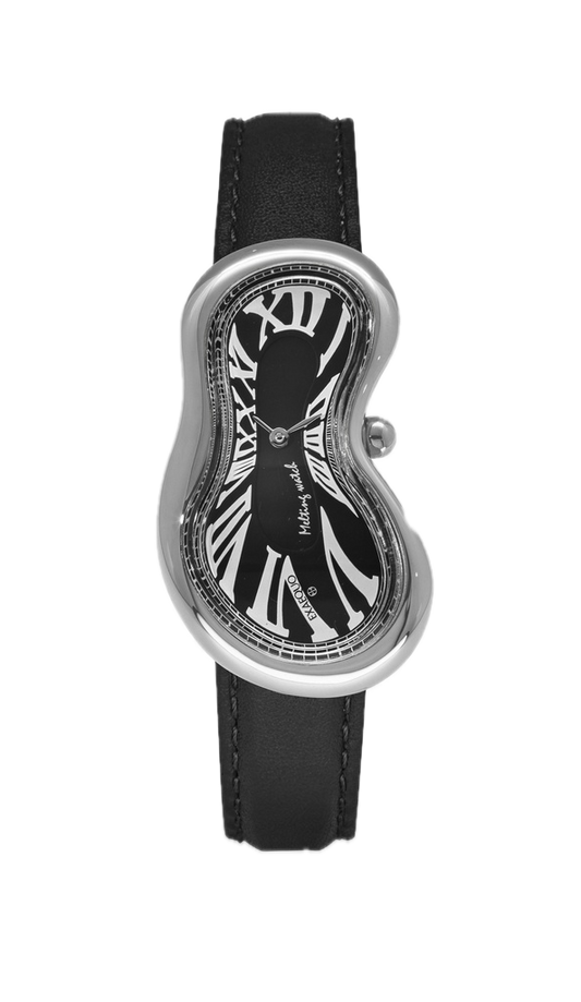 Exaequo Melting Watch SS 316L Black Dial