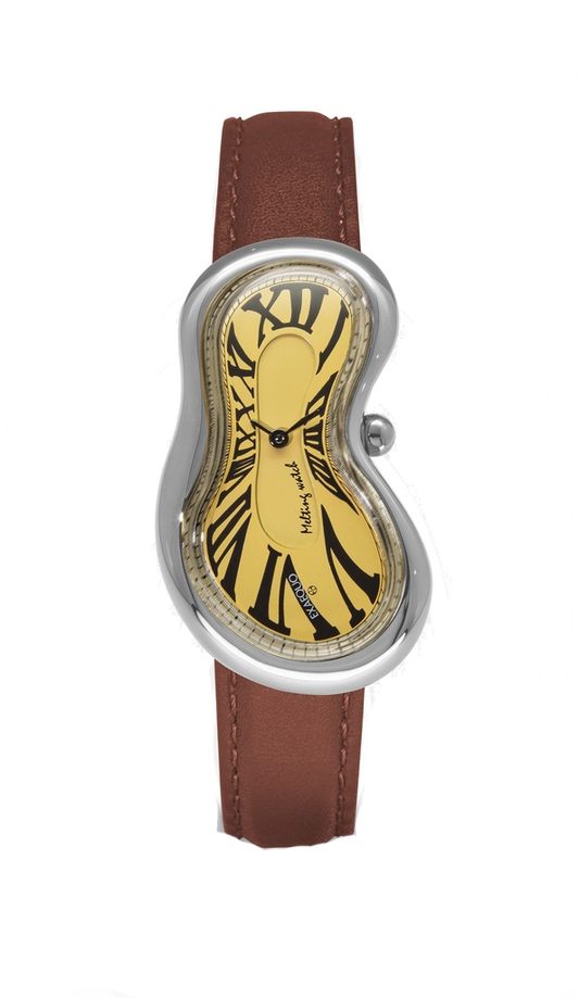 Exaequo Melting Watch SS 316L Gold Yellow Dial