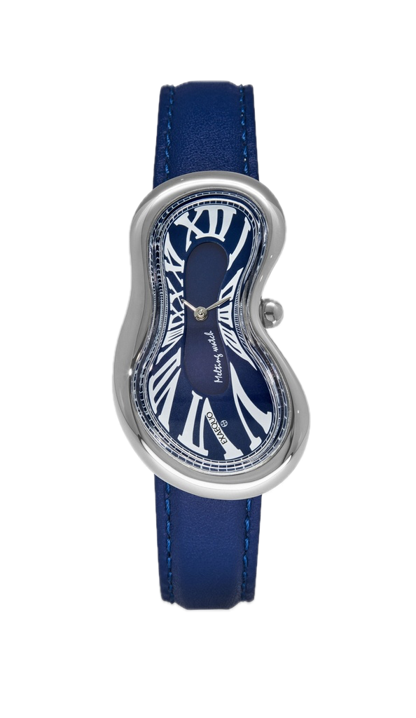 Exaequo Melting Watch SS 316L Dark Blue Dial