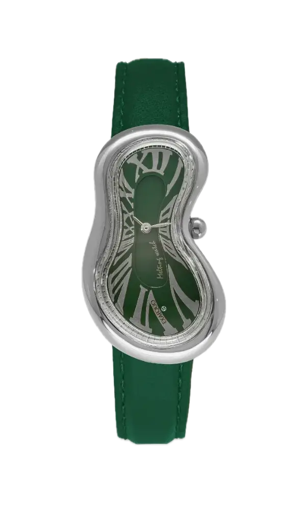 Exaequo Melting Watch SS 316L Green Dial