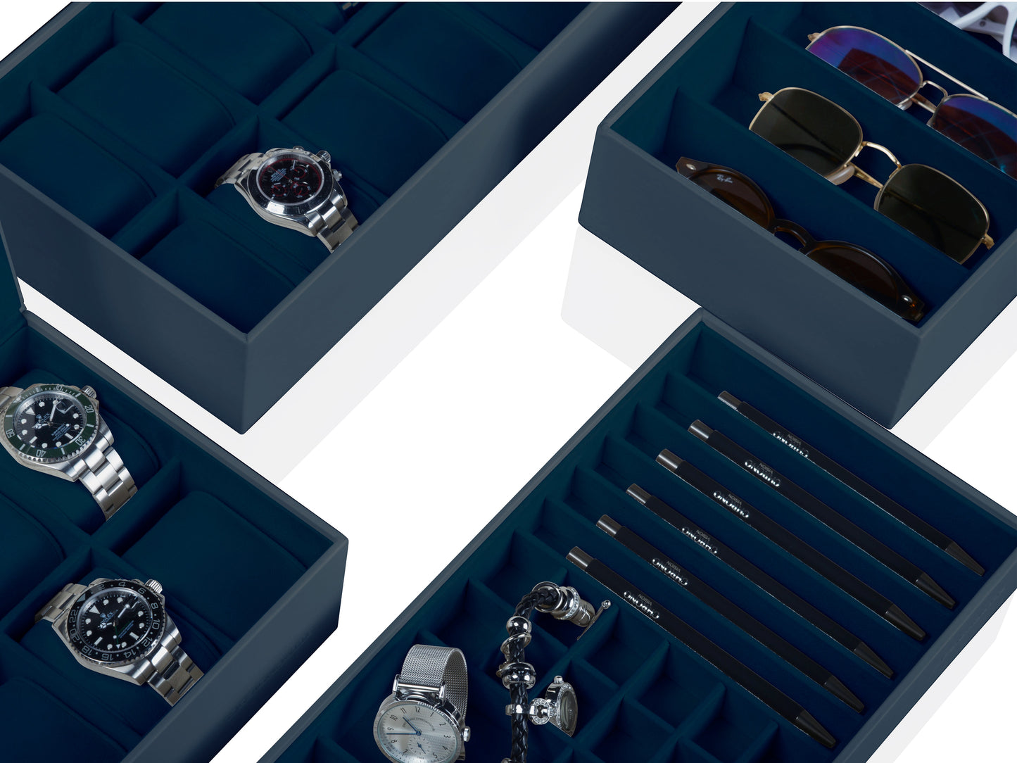 Jewelry Tray XL Blue - Bottom Part