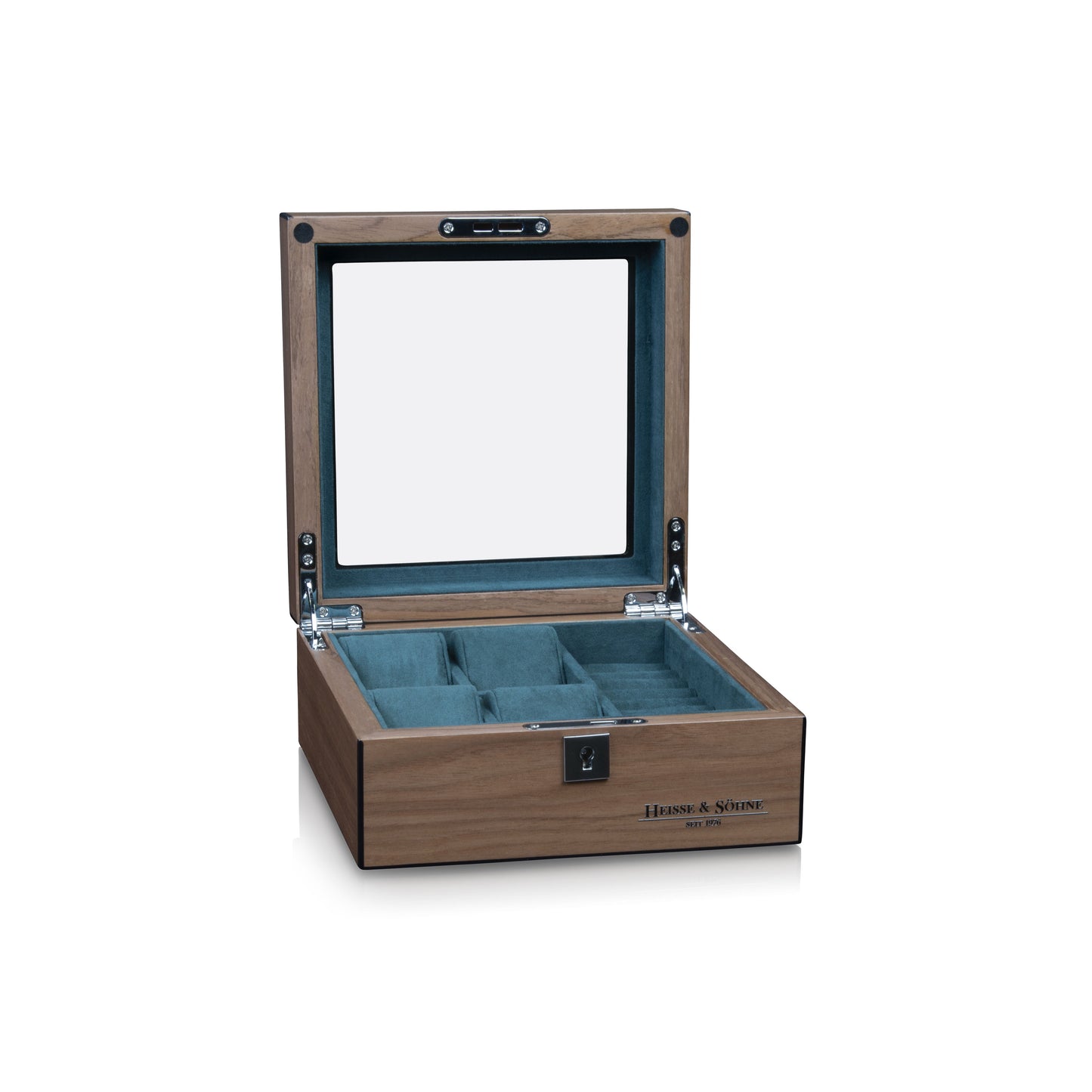 Borneaux 4+ Watches Walnut Box