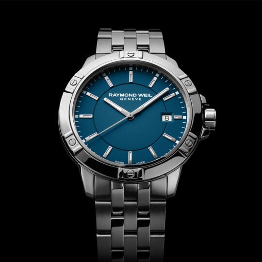 Raymond Weil Tango 男士石英蓝色表盘手链 8160-ST-50041
