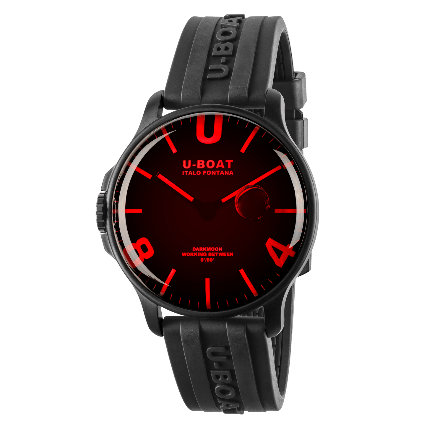 U-BOAT DARKMOON 44MM 红色玻璃 IPB 代码 8466/B