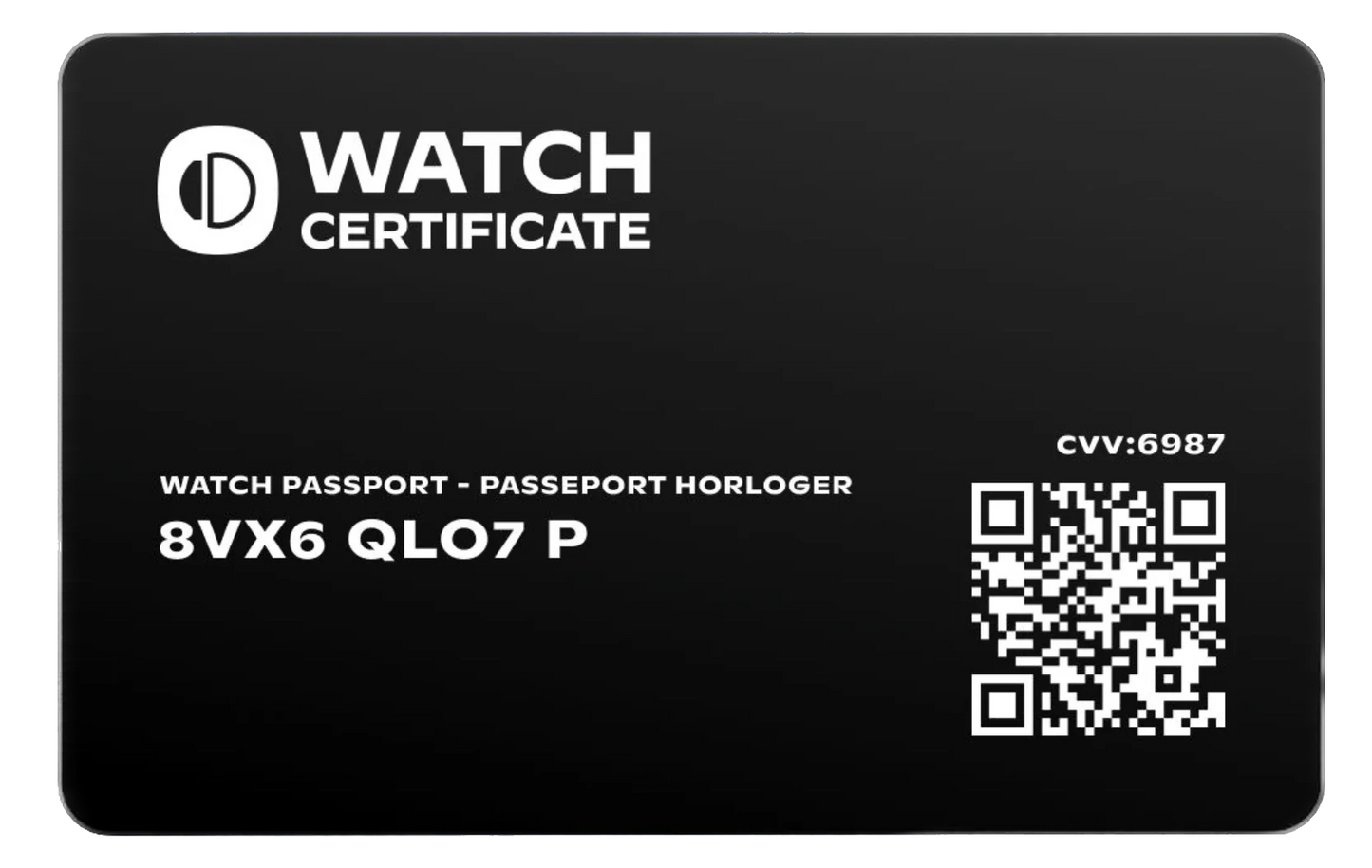 Watch Certificate - The passport for watches