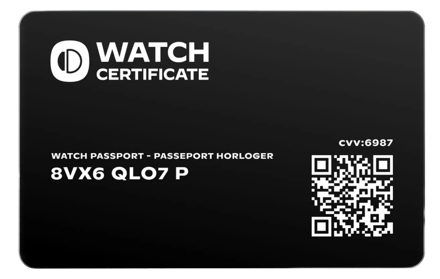 Watch Certificate - The passport for watches