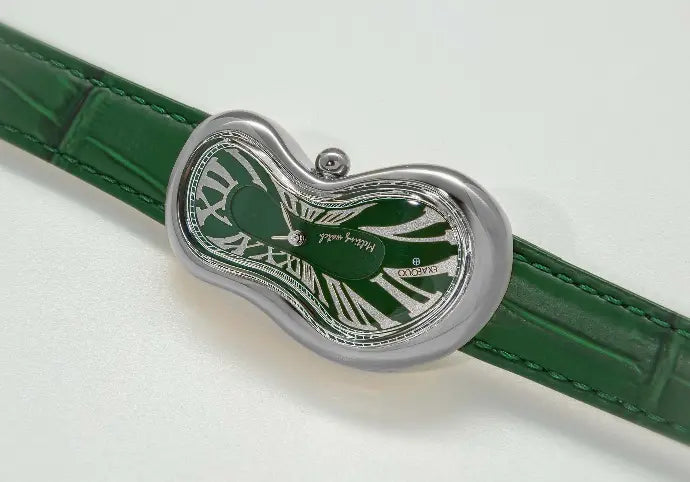 Exaequo Melting Watch SS 316L Green Dial