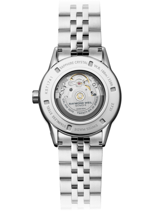 Raymond Weil Freelancer 男士自动计时码表 绿色表盘 不锈钢表链 2731-ST-52001