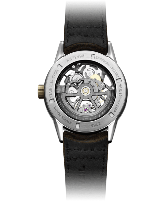 Raymond Weil Freelancer Calibre RW1212 Skeleton 男士自动灰色表盘棕色皮革 2785-SBC-60000