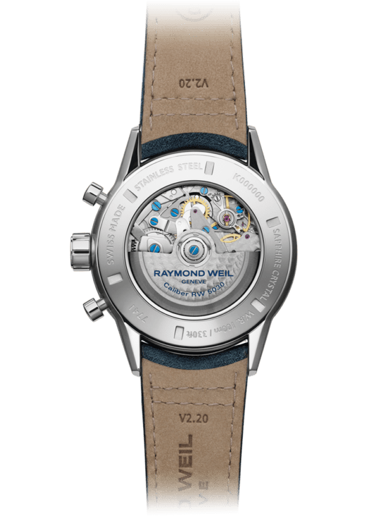 Raymond Weil Freelancer 男士自动计时码表蓝色表盘