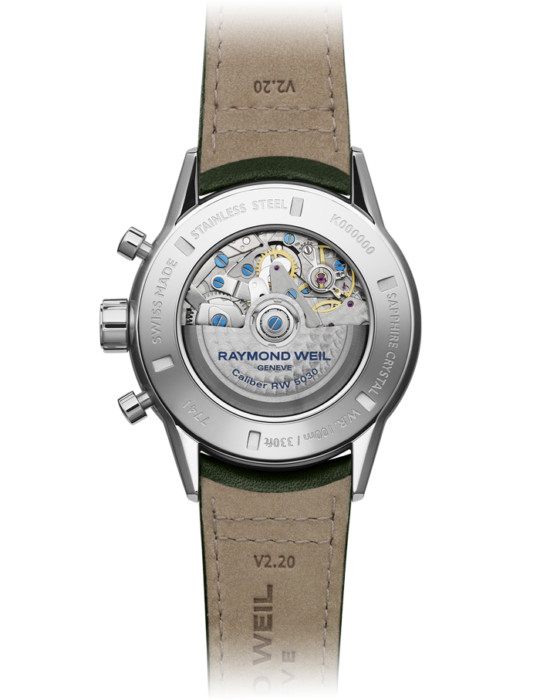 Raymond Weil Freelancer Men's Automatic Chronograph Green Leather 7741-SC7-52021