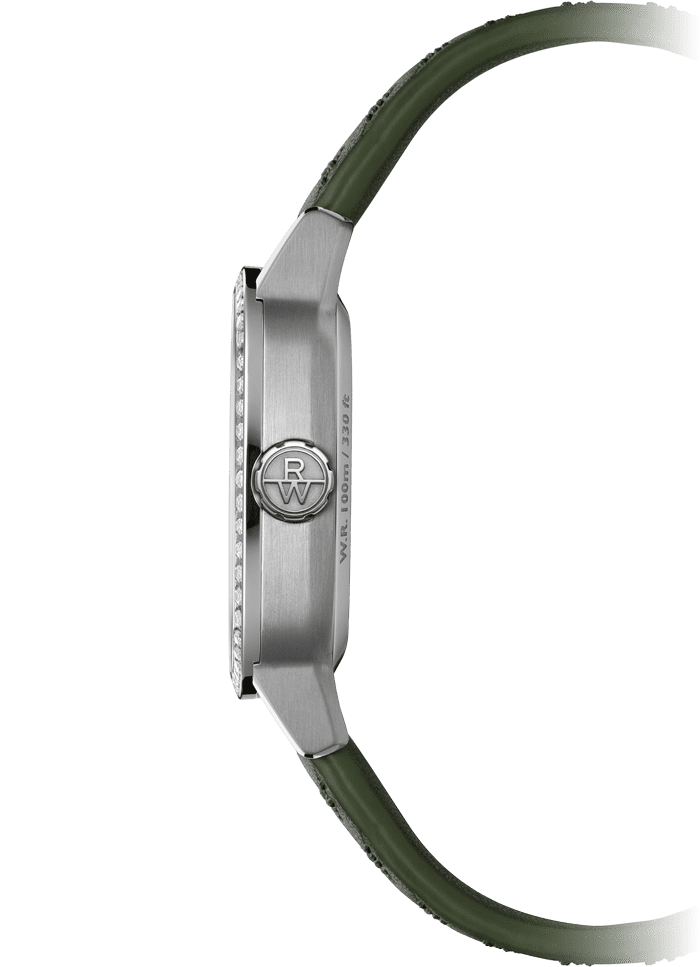 Raymond Weil Freelancer 女士自动绿色表盘皮带 2490-SCS-52051