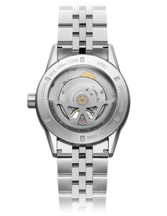 Raymond Weil Freelancer男士自动绿盘手链2781-ST-52051