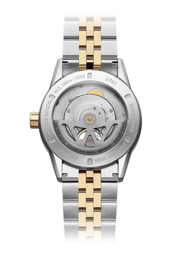 Raymond Weil Freelancer 男士自动灰色表盘双色手链 2781-STP-60051