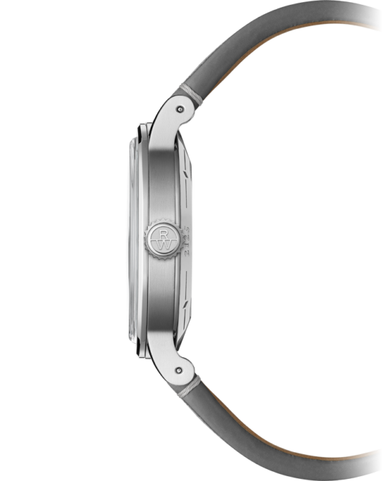 Raymond Weil Millesime 男士自动银色表盘皮革表带 2125-STC-65001