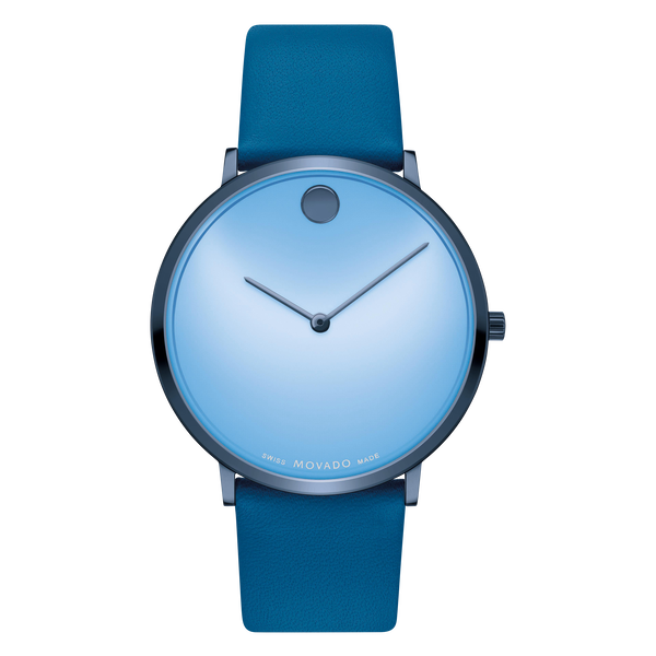MOVADO - MODERN 47 - BLUE MUSEUM WITH FLAT DOT - WatchDNA | Connecting a network of jewellers with watch enthusiasts