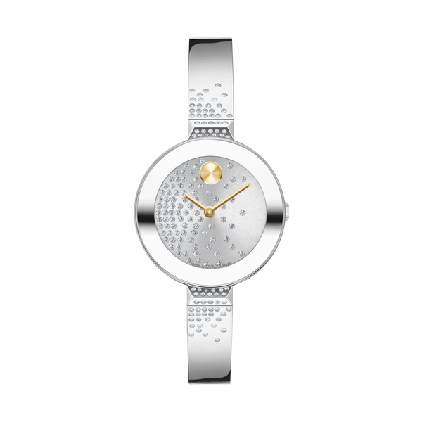 MOVADO BOLD BANGLE DIAL SILVER-TONED METALLIC CRYSTAL MUSEUM 3600925 - WatchDNA | Connecting a network of jewellers with watch enthusiasts