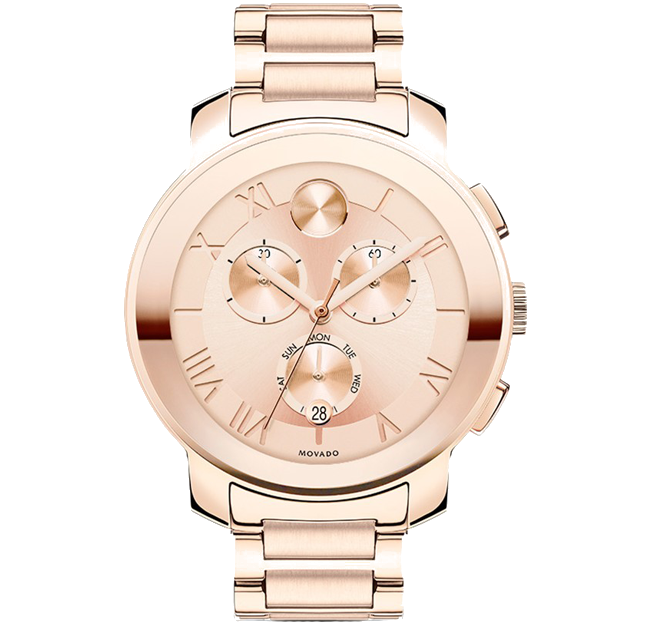 MOVADO BOLD ROSE GOLD CHRONOGRAPH - WatchDNA | Connecting a network of jewellers with watch enthusiasts