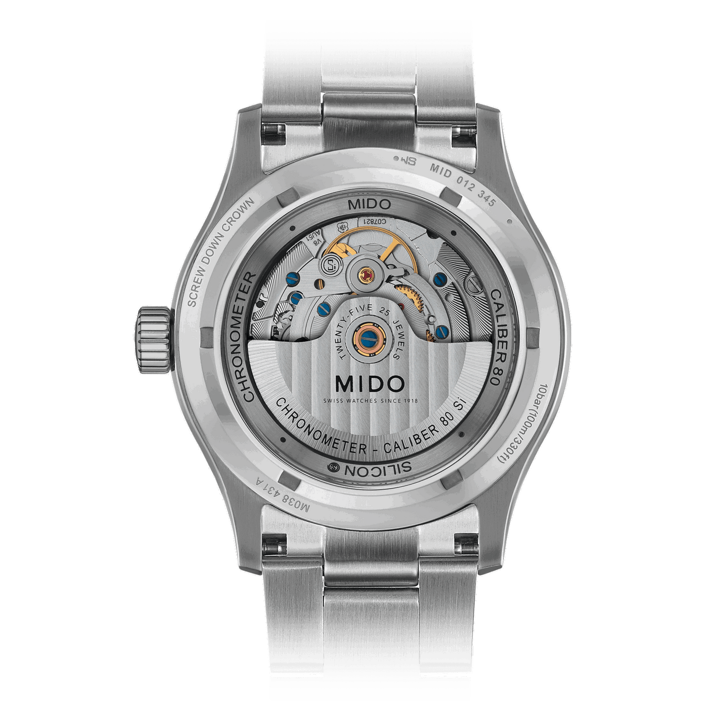 Mido Multifort Chronometer 1 M0384311103100 - WatchDNA | Connecting a network of jewellers with watch enthusiasts