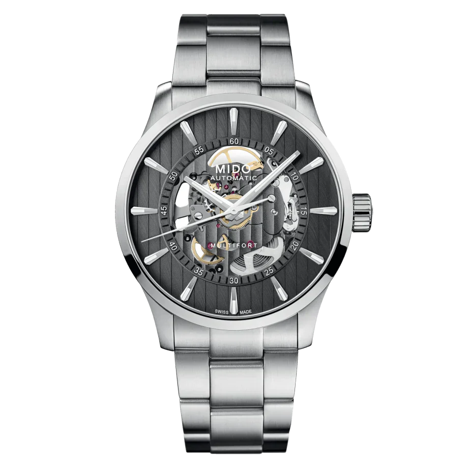 Mido Multifort Skeleton Vertigo M0384361106100 - WatchDNA | Connecting a network of jewellers with watch enthusiasts