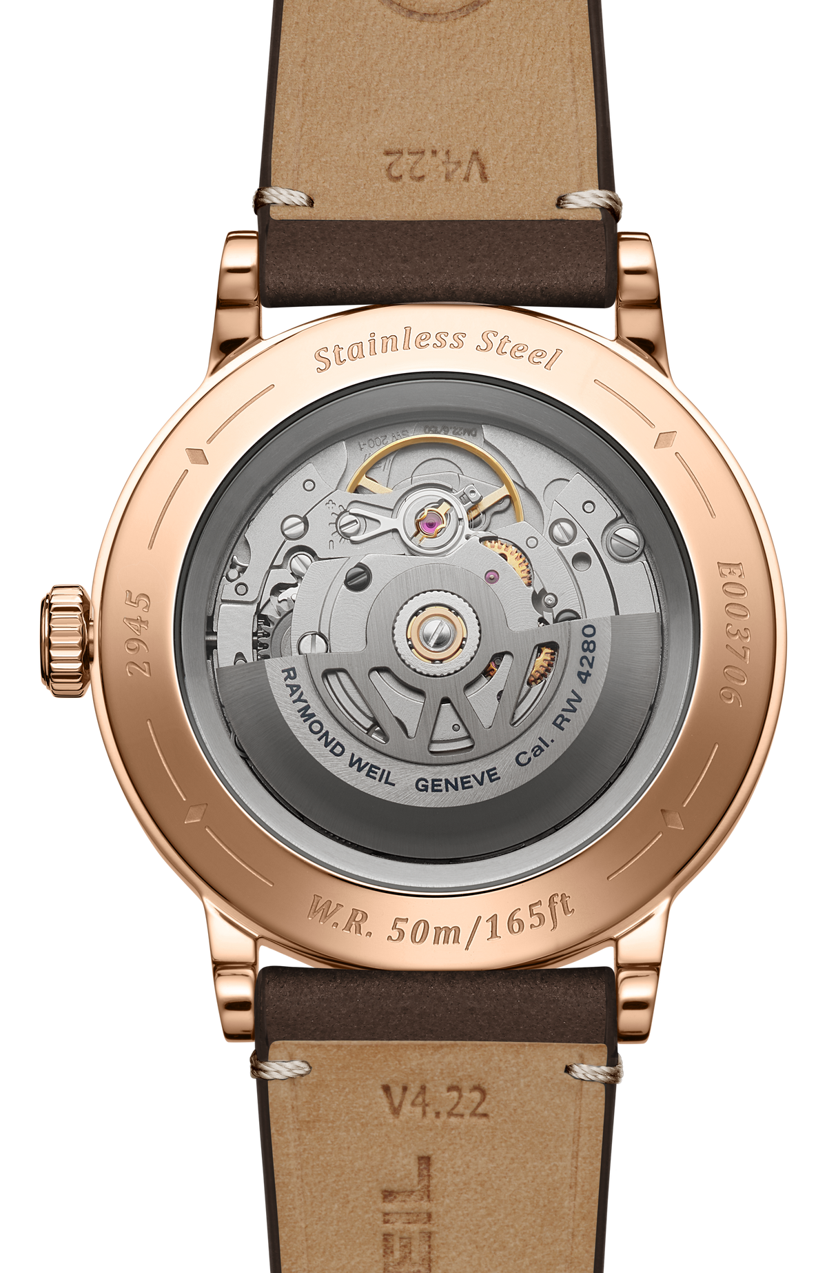 Raymond Weil Millesime Automatic Moon Phase Brown Dial 2945-PC5-70001