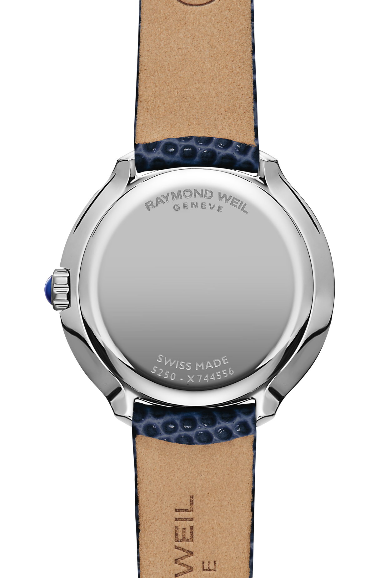 Raymond Weil Toccata Ladies Heritage Stainless Steel White Dial Leather Quartz 5250-STC-00650
