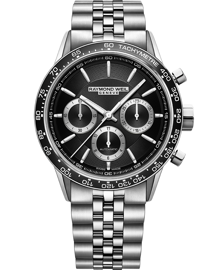 Raymond Weil Freelancer Men's Automatic Chronograph Bracelet Watch, 43.5mm (7741-ST1-20021)