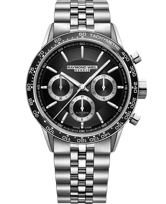 Raymond Weil Freelancer Men's Automatic Chronograph Bracelet Watch, 43.5mm (7741-ST1-20021)