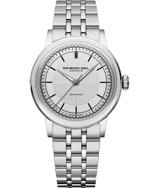 Raymond Weil Millesime Men's Automatic Silver Dial Bracelet Watch, 35mm (2125-ST-65001)