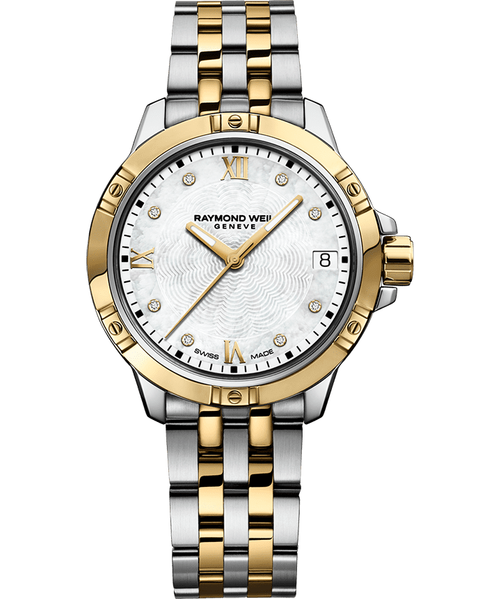 Raymond Weil Tango Ladies Diamond Two-Tone Quartz Watch, 30mm (5960-STP-00995)
