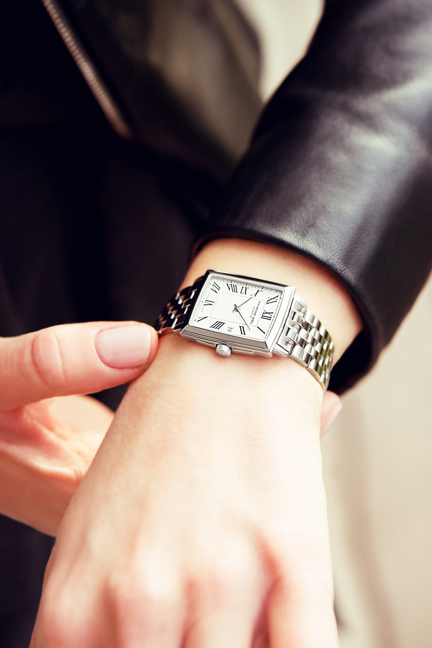 Raymond Weil Toccata 女士不锈钢石英白色表盘不锈钢 5925-ST-00300