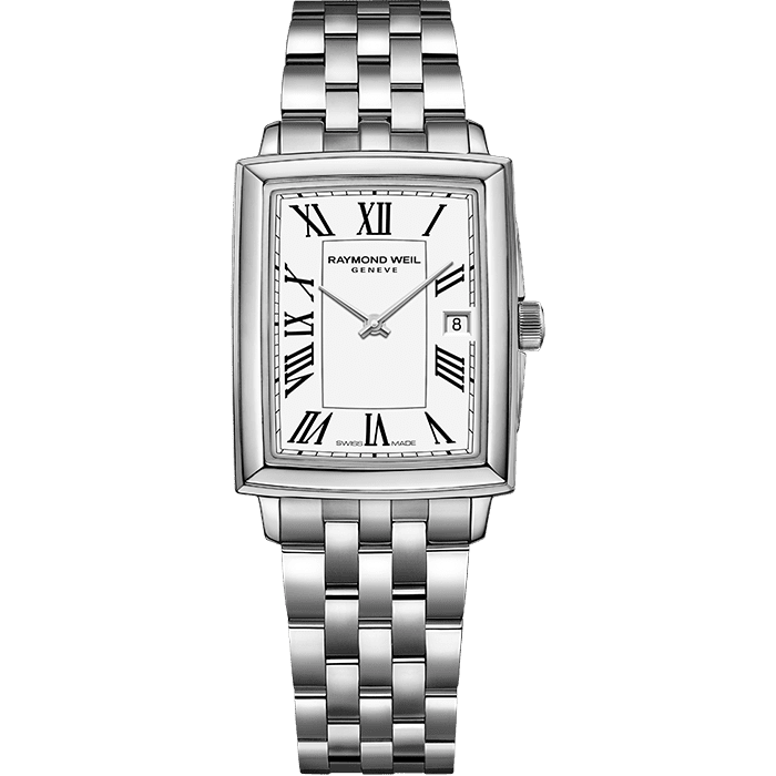 Raymond Weil Toccata Ladies Stainless Steel Quartz White Dial Stainless Steel Watch 22.6 x 28.1 mm (5925-ST-00300)