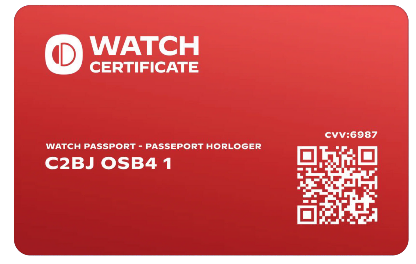 Watch Certificate - The passport for watches