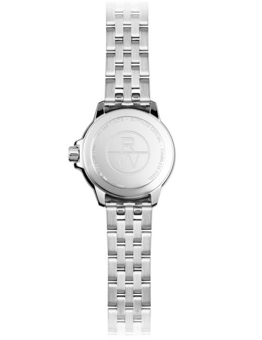 Raymond Weil Tango Classic 女士石英蓝色表盘钢制日期 5960-ST-00500