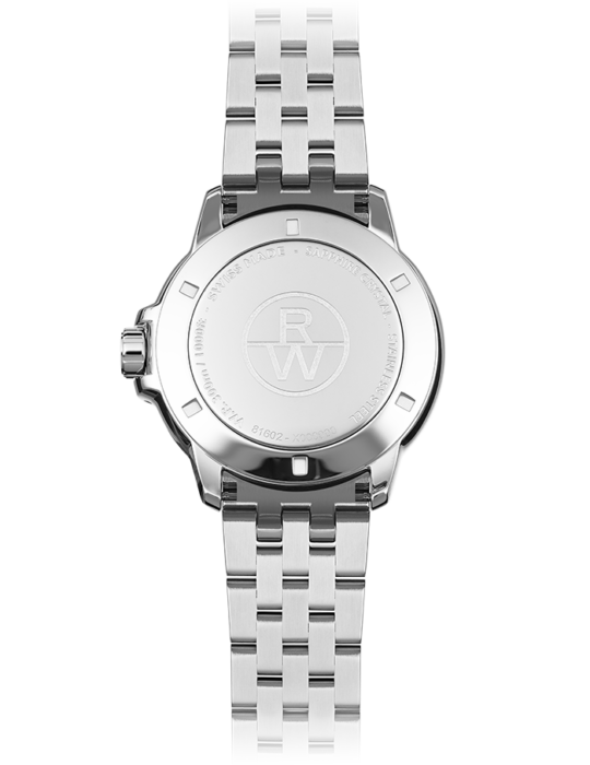 Raymond Weil Tango 男士石英黑色表盘手链 8160-ST-20041