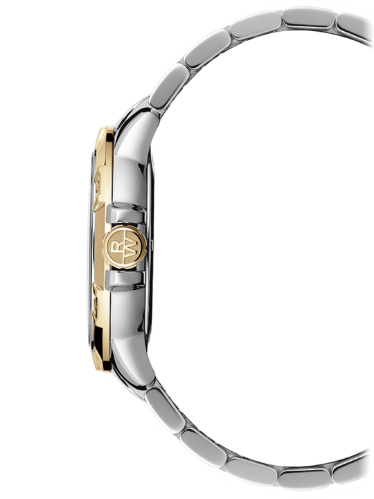 Raymond Weil Tango 男士石英白色表盘双色手链 8160-STP-30041