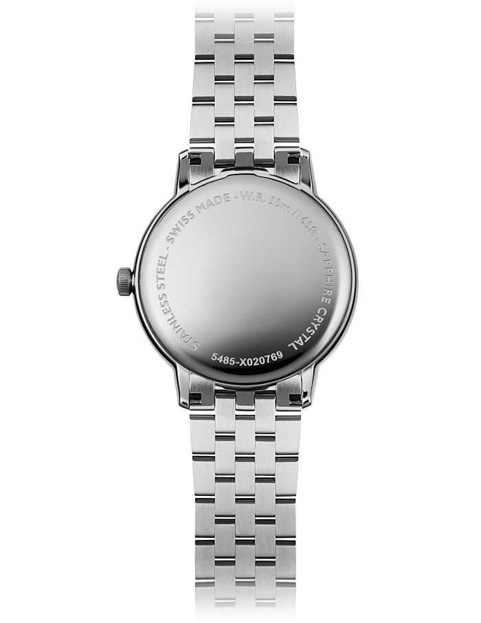 Raymond Weil Toccata男士经典白色表盘不锈钢石英表5485-ST-00360