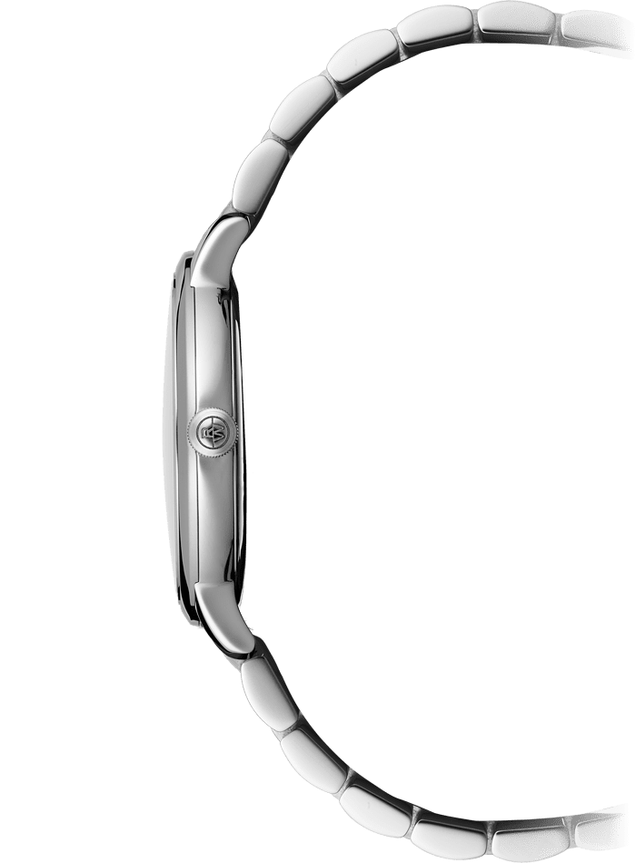 Raymond Weil Toccata男士经典白色表盘不锈钢石英表5485-ST-00360