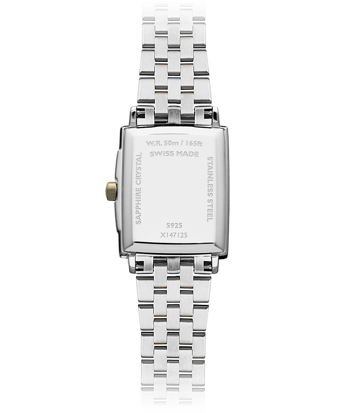 Raymond Weil Toccata女士钻石石英两色珍珠母贝表盘两色不锈钢5925-SPS-00995