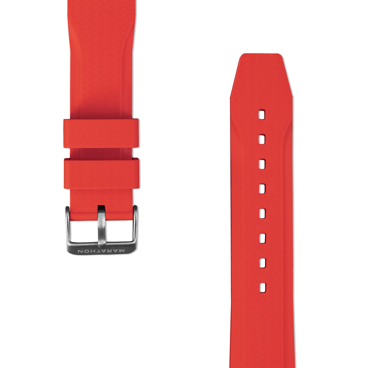 Marathon BRACELET, Rubber 22mm for 6645-21-886-8975, RED