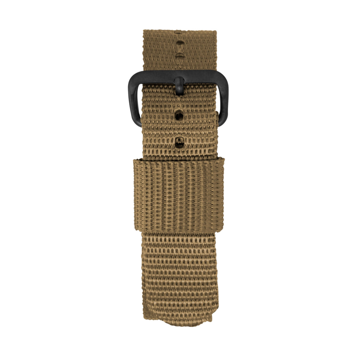 20mm - 11" Length - Ballistic Nylon Watch Band/Strap with Stainless Steel Buckle - marathonwatch