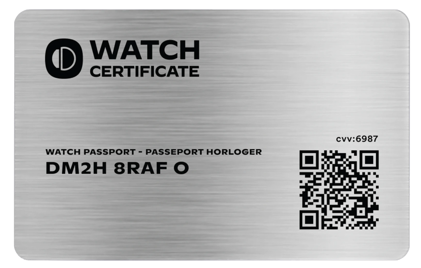 Watch Certificate - The passport for watches - WatchDNA | Connecting a network of jewellers with watch enthusiasts