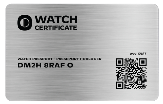 Watch Certificate - The passport for watches - WatchDNA | Connecting a network of jewellers with watch enthusiasts