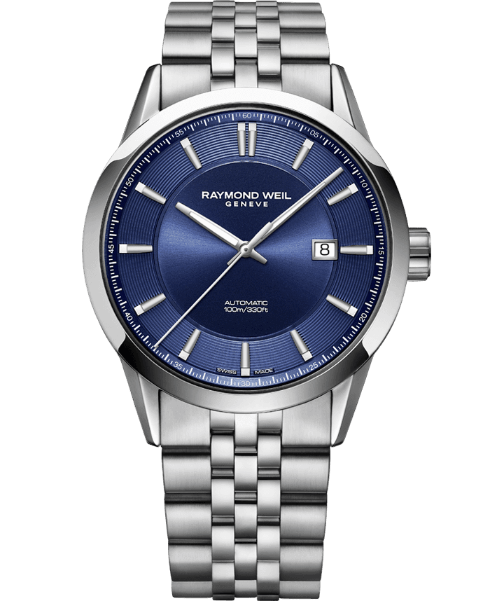 Raymond Weil Freelancer Men's Classic Blue Automatic Date Watch, 42mm (2731-ST-50001)