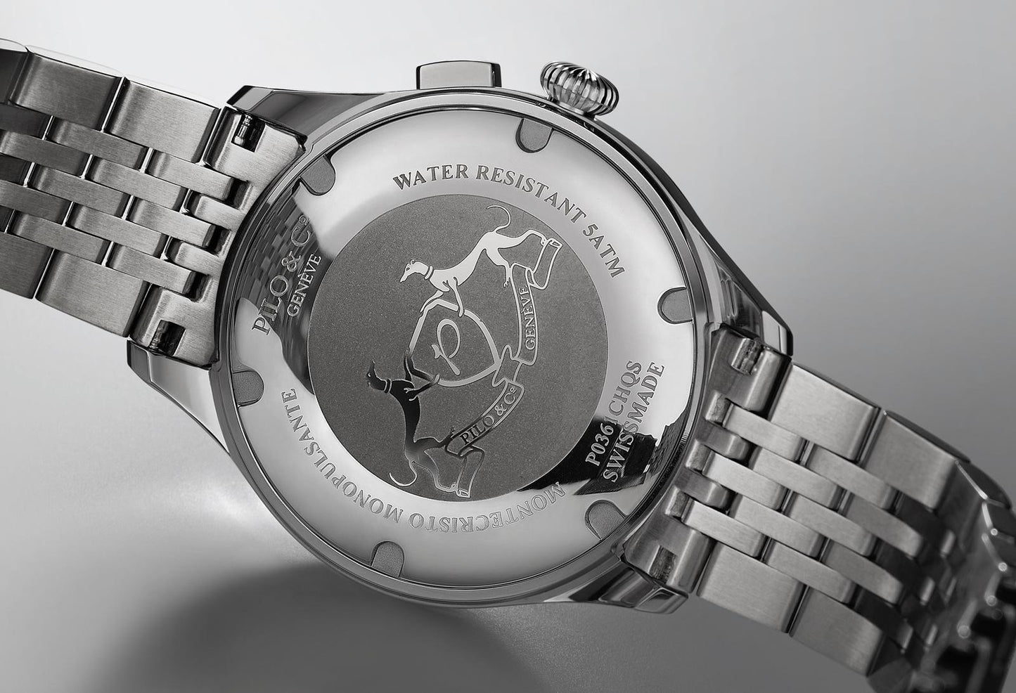 Montecristo Monopulsante P0360CHQS watch with green dial
