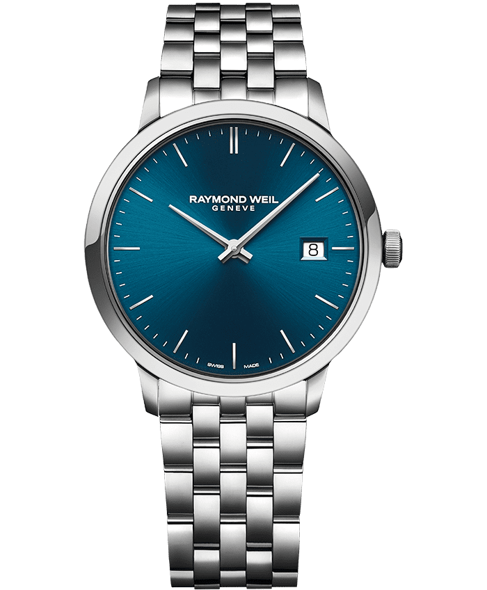 Raymond Weil Toccata Classic Men's Steel Blue Dial Quartz Watch, 39 mm (5485-ST-50001)